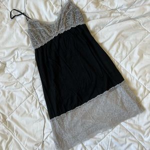 Black Lace slip dress